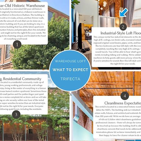Trifecta Historic Brick 2Br Getaway Superhost Appartement Durham Buitenkant foto