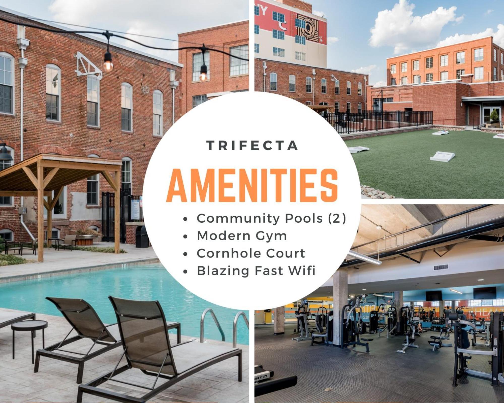 Trifecta Historic Brick 2Br Getaway Superhost Appartement Durham Buitenkant foto