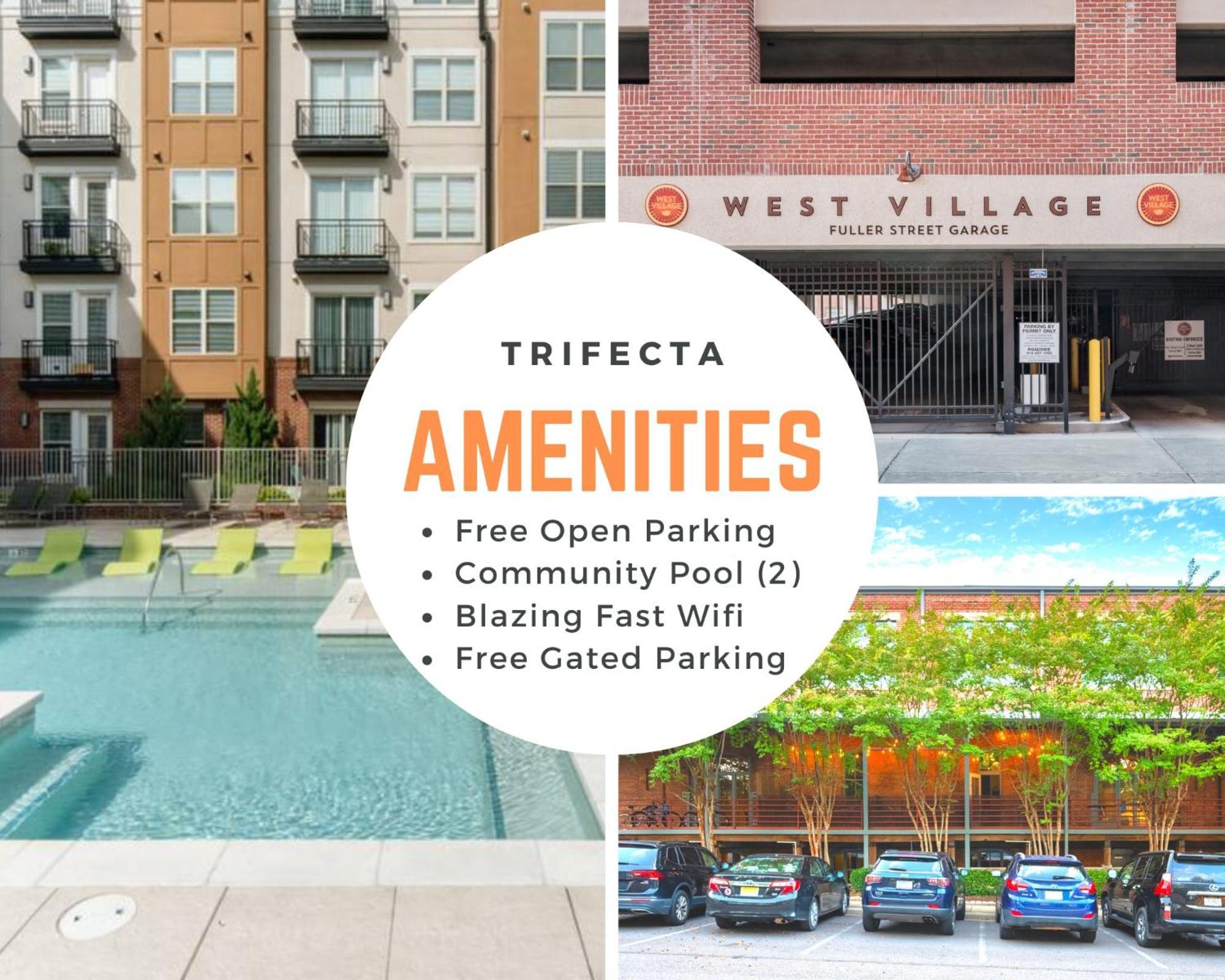 Trifecta Historic Brick 2Br Getaway Superhost Appartement Durham Buitenkant foto